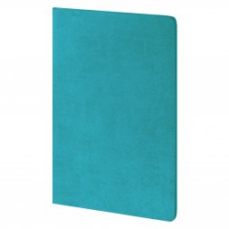 Блокнот Corsa slim, бирюзовый