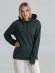 Толстовка с капюшоном унисекс Hoodie, темно-зеленый меланж 