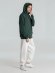 Толстовка с капюшоном унисекс Hoodie, темно-зеленый меланж 
