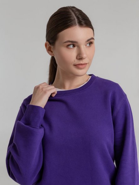 Свитшот унисекс King, фиолетовый 