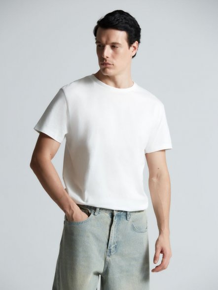 Футболка T-bolka 160 Original, белая (теплый оттенок) 