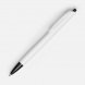 Ручка шариковая Tick, белая с черным 