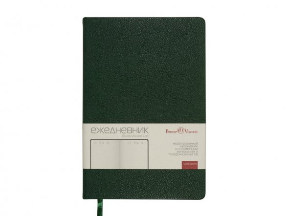 Ежедневник недатированный А5 Loft, зеленый 