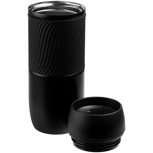 Термостакан Hub, черный 