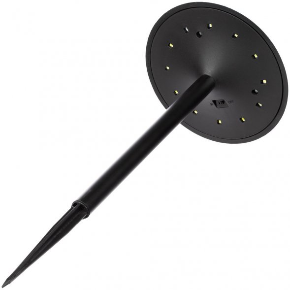 Светильник на солнечной батарее Ufology, темно-серый (графит) 