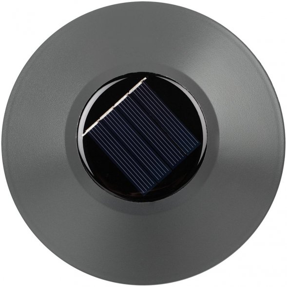 Светильник на солнечной батарее Ufology, темно-серый (графит) 