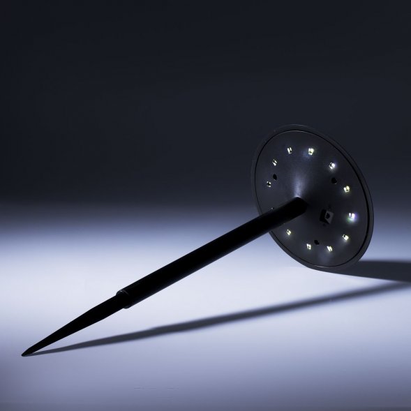 Светильник на солнечной батарее Ufology, темно-серый (графит) 