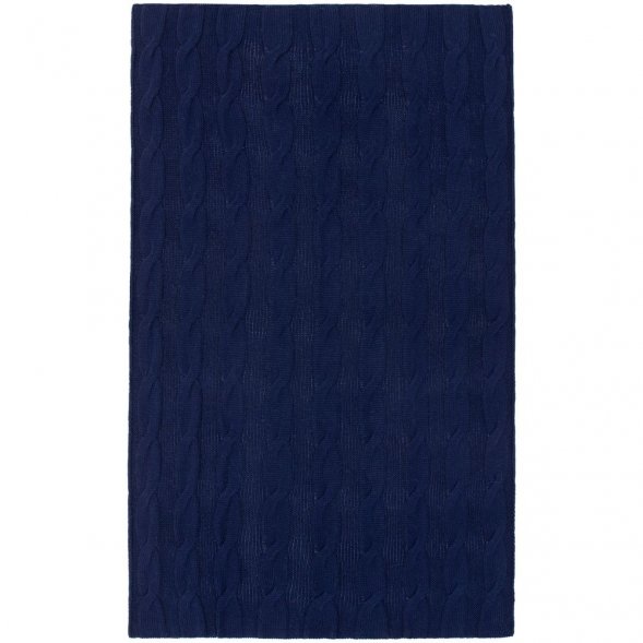 Плед Snefald, темно-синий 