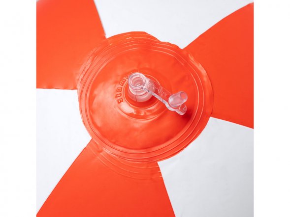 Надувной мяч SAONA, белый/красный 