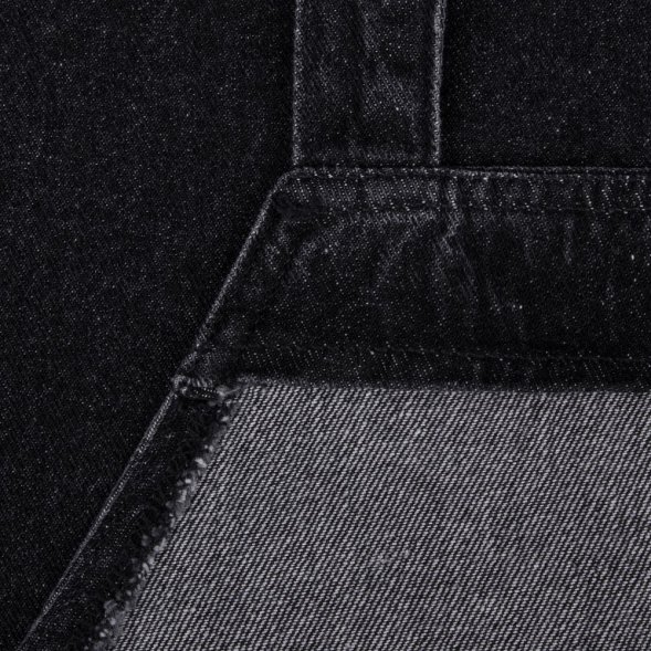 Фартук джинсовый E2, черный 