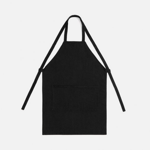 Фартук джинсовый E2, черный 