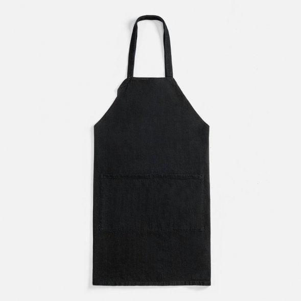 Фартук джинсовый E2, черный 