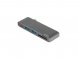 Сетевой USB адаптер/концентратор 5 в 1 Rombica Type-C M2, серый 