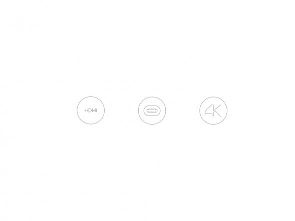 Сетевой USB адаптер/концентратор 5 в 1 Rombica Type-C M2, серый 