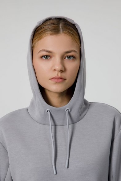 Худи унисекс Begi, серое 