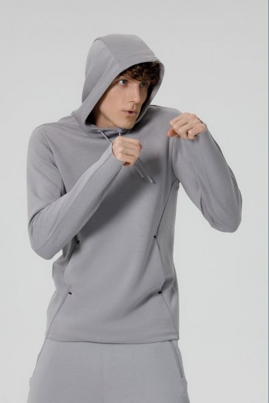 Худи унисекс Begi, серое 