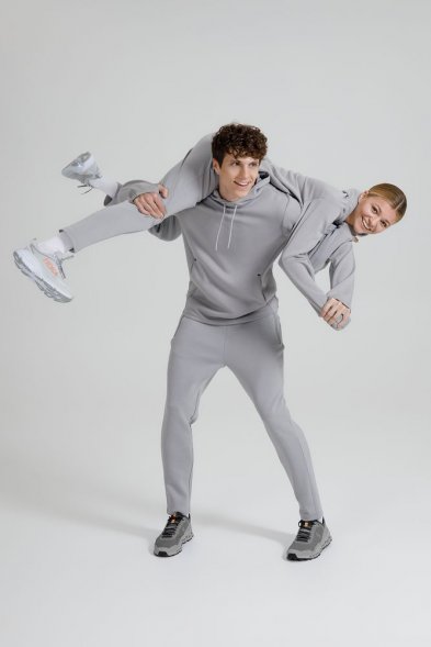 Худи унисекс Begi, серое 