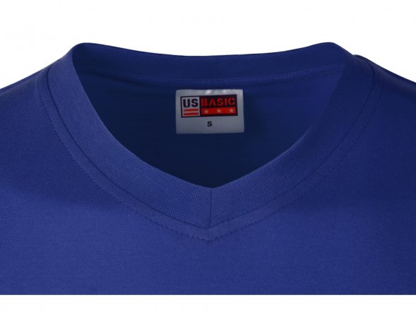Футболка Heavy Super Club мужская с V-образным вырезом, кл. синий 