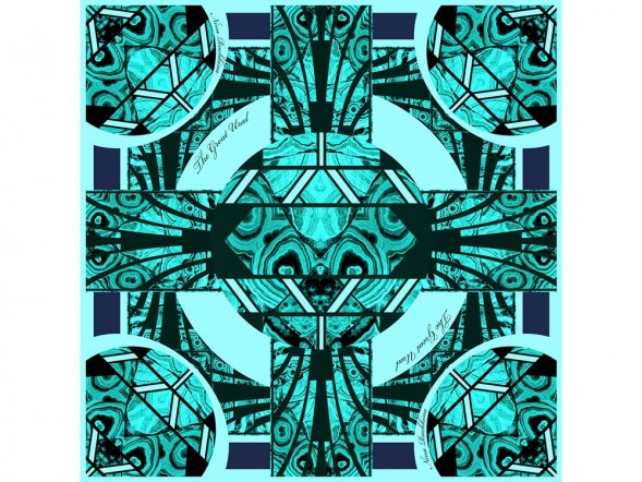 Платок Малахитовая шкатулка 