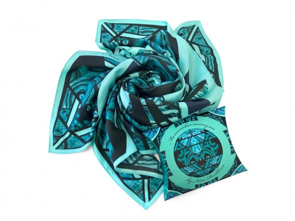 Платок Малахитовая шкатулка 