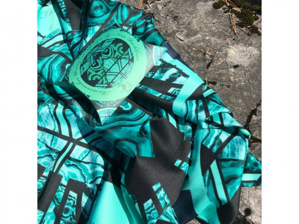 Платок Малахитовая шкатулка 