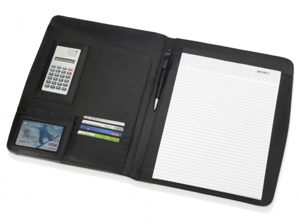 Папка для документов Guidon, черный/оранжевый 