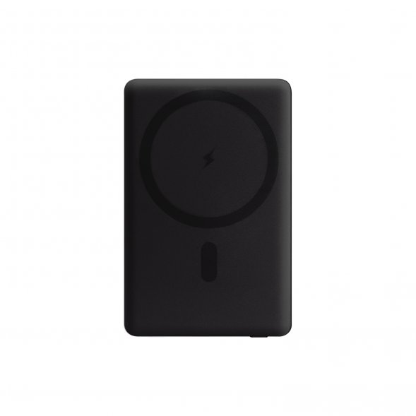 Внешний аккумулятор Atlantis PD 5000mAh с функцией беспроводной зарядки 15W, черный 