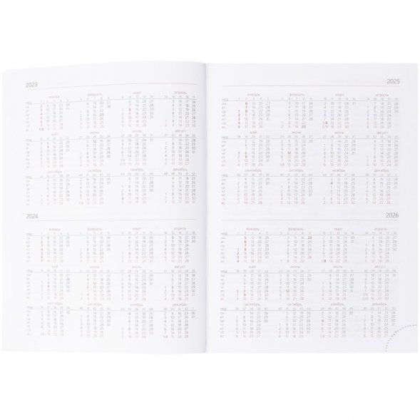 Ежедневник Nebraska, недатированный, зеленый 