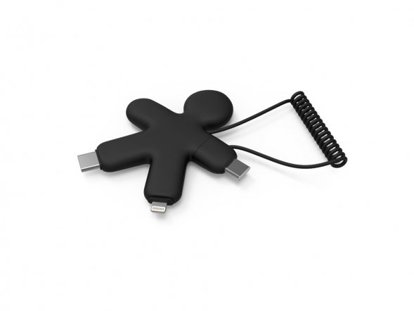 Зарядный кабель BUDDY ECO, черный 