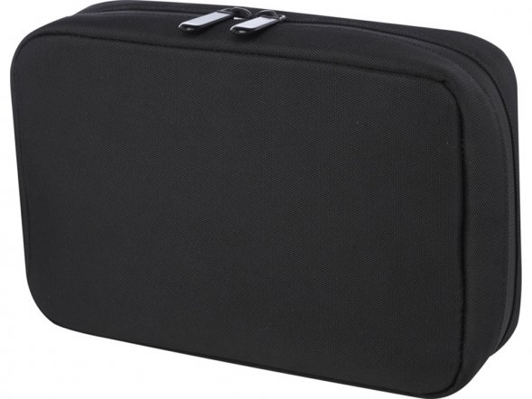 Сумка-органайзер Rise из материалов, переработанных согласно стандарту GRS - сплошной черный 