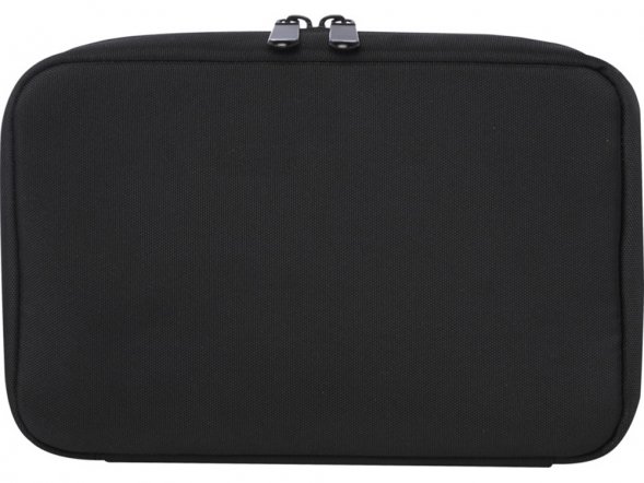 Сумка-органайзер Rise из материалов, переработанных согласно стандарту GRS - сплошной черный 