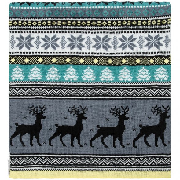 Шарф Mirakler, зеленый с желтым 