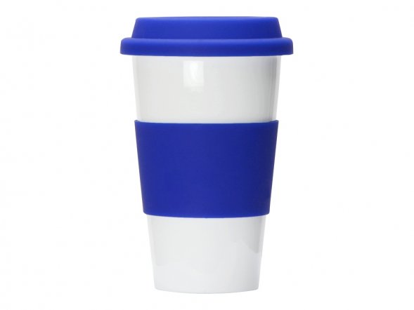 Фарфоровая кружка с двойными стенками Toronto, 300 мл, синий 