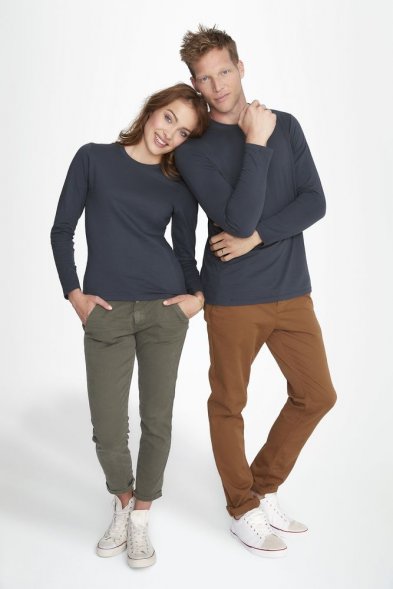 Футболка с длинным рукавом Imperial LSL Men, серый меланж 