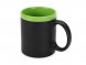 Кружка с покрытием для рисования мелом Да Винчи, черный/зеленый 
