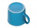Матовая кружка Nancy 360 мл цветная снаружи, белая внутри, голубой 