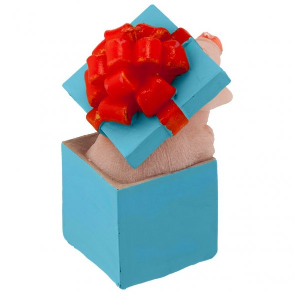 Свеча «Сюрприз», синяя 