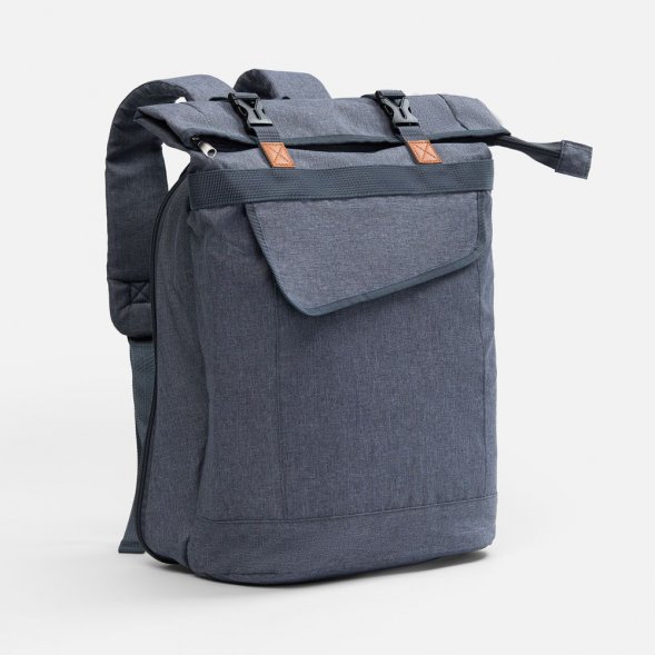 Набор для пикника Picnivo на 4 персоны, темно-серый меланж 