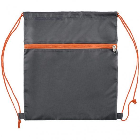 Детский рюкзак Novice, серый с оранжевым 