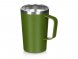 Стальная кружка с двойными стенками и порошковым покрытием Tibet, хаки 