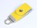 USB-флешка на 8 Гб в виде брелка, желтый 