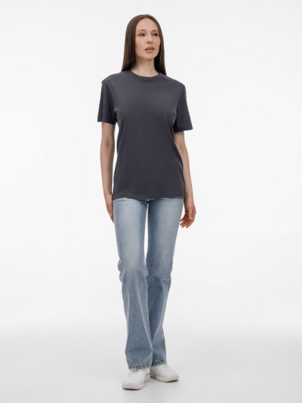 Футболка унисекс T-Bolka 180, темно-серая 