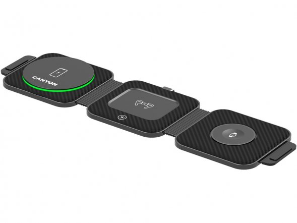 Беспроводное зарядное устройство 3 в 1 Canyon WS-305 (cns-wcs305), 15 Вт 