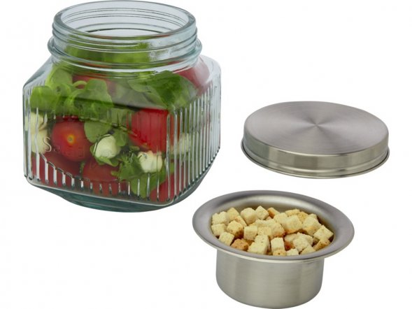 Lechug Салатница из переработанного стекла, прозрачный 