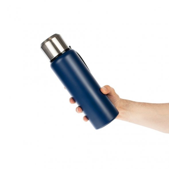 Термос с ситечком Hoffell, синий 