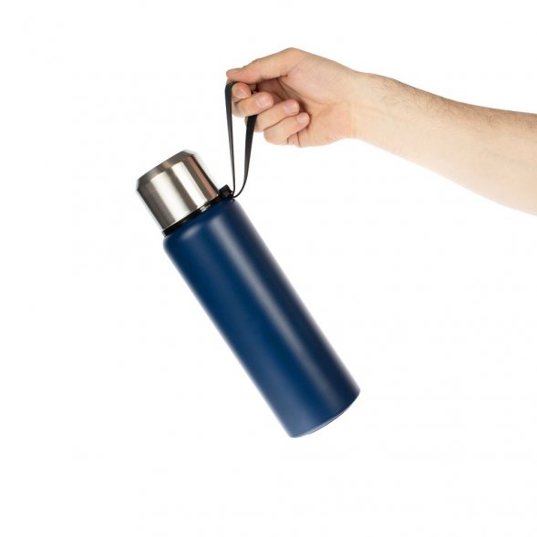 Термос с ситечком Hoffell, синий 