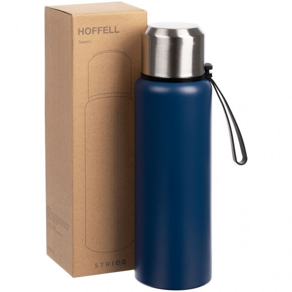 Термос с ситечком Hoffell, синий 