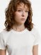 Футболка женская T-bolka Lady, белая (теплый оттенок) 