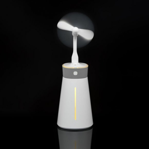 Увлажнитель воздуха с вентилятором и лампой airCan, белый 