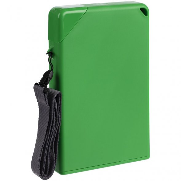 Плоская бутылка для воды Flacon, зеленая 